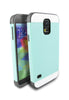 TurquoiseBlue-Grey Samsung Galaxy S5 Colour Case 01